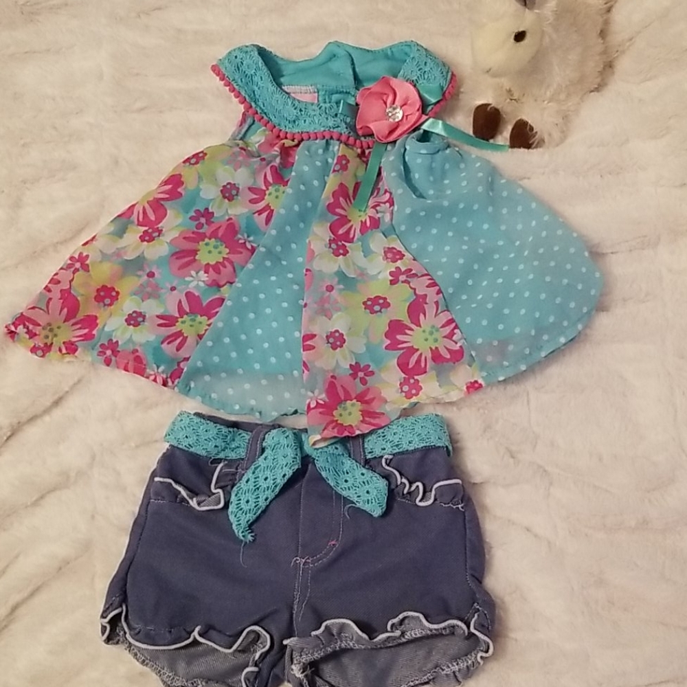 Nannett kids 2pc summer set 12 months